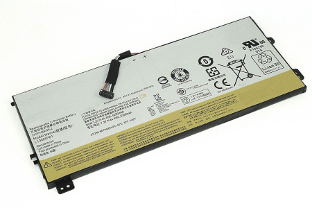 Аккумулятор (батарея) для ноутбука Lenovo Flex 2 Pro-15(L13M4P61), 7.4V, 6200mAh черная (оригинал)