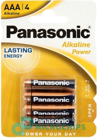Батарейка Panasonic Alkaline Power LR03/AAA 4BP