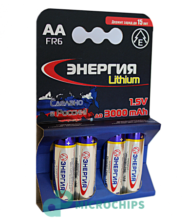 Купить Батарейка Энергия FR6 АА 4BP Батарейка Энергия FR6 АА 4BP