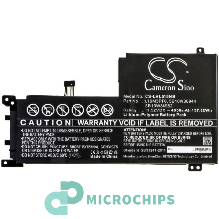 Аккумулятор для Lenovo IdeaPad 5-15IIL05 серии (L19M3PF6) 4950mah