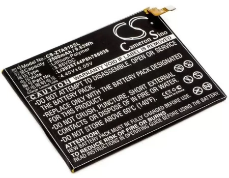 Аккумулятор CS-ZTA910SL для ZTE Blade A910