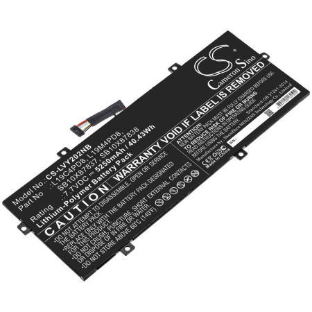 Аккумулятор для Lenovo Yoga Duet 7, Duet 2020 (L19C4PD8) 5250mAh