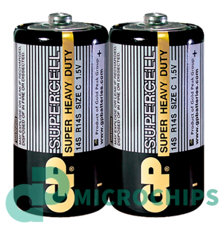 Батарейка GP Super HD R14/C 2S