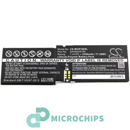 Аккумулятор для ноутбуков Microsoft Surface Book 1 CR7, Surface Book 2 (DAK822470K) 2350mah