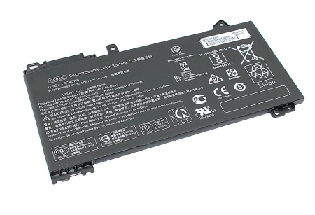 Аккумулятор (батарея) для ноутбука HP ProBook 430 G6 (RE03-3S1P) 11.55V 3500mAh черная