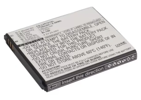 Аккумулятор CS-LVP701SL для Lenovo BL196 P700, P700i, 3.7В, 1750мАч