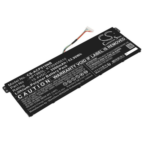 Аккумулятор для Acer Aspire 5 A515-43, TravelMate P2 TMP214-41 серии (AP19B5L) 3500mAh
