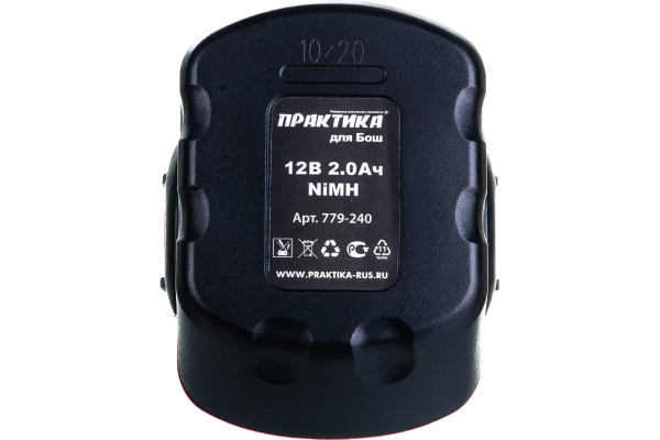 Купить Аккумулятор Практика 779-240 (NiMH, 2000mAh, 12V) Аккумулятор Практика 779-240 (NiMH, 2000mAh, 12V)
