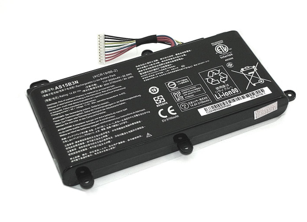 Аккумулятор (батарея) для ноутбука Acer GX21-71 (AS15B3N) 14.4B, 5700mAh, оригинал, черная