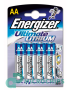 Купить Батарейка Energizer Ultimate Lithium FR6 АА 4BP Батарейка Energizer Ultimate Lithium FR6 АА 4BP