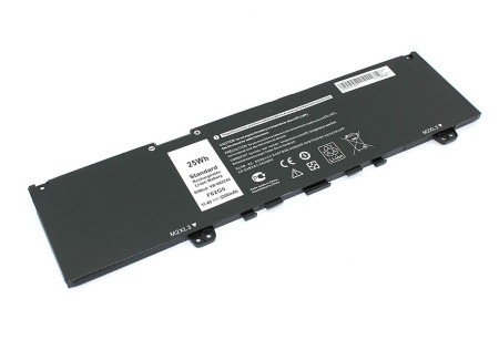 Аккумулятор (батарея) F62G0 для ноутбука Dell Inspiron 13 7373, 11.4V, 2200mAh (OEM)