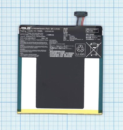 Аккумуляторная батарея C11P1402 для Asus FonePad 7 (FE375CXG), , 3.8В, 15Wh