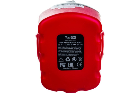 Аккумулятор TopOn TOP-PTGD-BOS-14.4/A/2 (NiCd, 2000mAh, 14.4V)