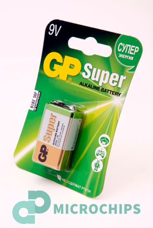 Батарейка GP Super 6LR61/1604A 9V 1BP
