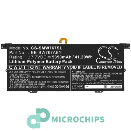 Аккумулятор для Samsung Galaxy Book S (EB-BW767ABY) 5350mAh