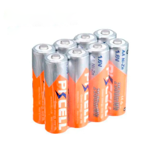 Аккумулятор PKCELL AA (NiZn, 2500mWh, 1.6V) 8S