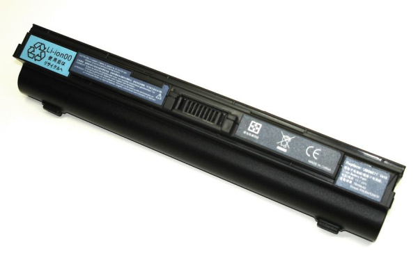 Аккумулятор (батарея) UM09E71 для ноутбука Acer Aspire 1410 1810TZ, 11.1V, 7800mAh, черный (OEM)