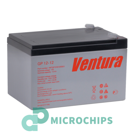 Купить Аккумулятор Ventura GP 12-12 (AGM, 12Ah) Аккумулятор Ventura GP 12-12 (AGM, 12Ah)