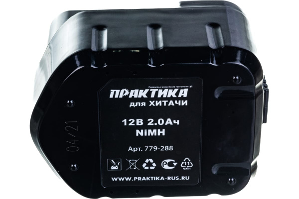 Купить Аккумулятор Практика 779-288 (NiMH, 2000mAh, 12V) Аккумулятор Практика 779-288 (NiMH, 2000mAh, 12V)