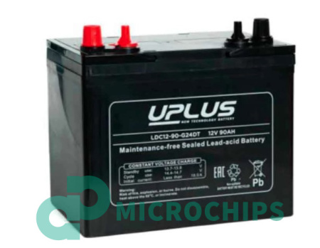 Купить Тяговый аккумулятор Uplus LDC12-90-G24-DT (GEL, 93Ah, 12V) Тяговый аккумулятор Uplus LDC12-90-G24-DT (GEL, 93Ah, 12V)