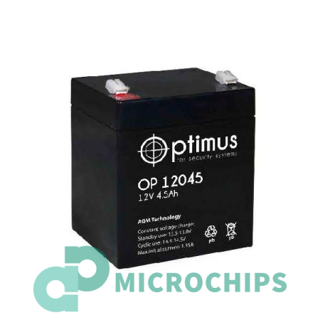 Аккумулятор Optimus OP 12045 (AGM, 4.5Ah)