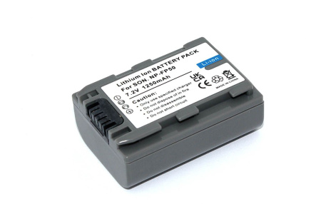 Аккумулятор NP-FP50 для видеокамеры Sony DCR-30, 7.2В, 1360мАч