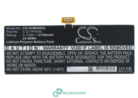 Аккумулятор для Asus VivoTab Smart ME400C 6750mAh