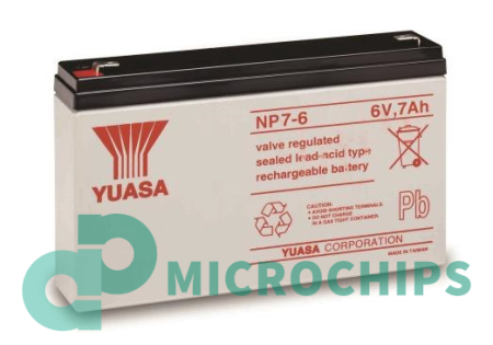 Аккумулятор Yuasa NP 7-6 (AGM, 7Ah)