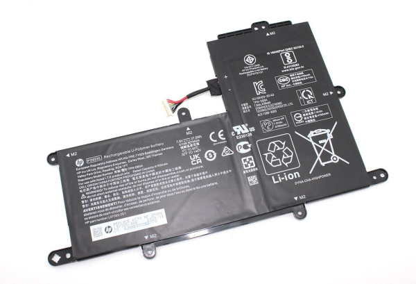 Аккумулятор (батарея) FO02XL для ноутбука HP ChromeBook 11A-NA, 7.6V, 37.6Vт, 4700mAh