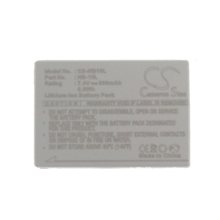 Аккумулятор для Canon PowerShot G1 X, SX40 HS (NB-10L) 800mAh