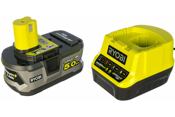 Купить Аккумулятор Ryobi ONE+ RC18120 с зарядным устройством (Li-ion, 5000mAh, 18V) Аккумулятор Ryobi ONE+ RC18120 с зарядным устройством (Li-ion, 5000mAh, 18V)
