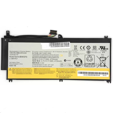 Аккумулятор (батарея) для ноутбука Lenovo miix2-8, (L13l1p21), 4730mAh, 3.7V