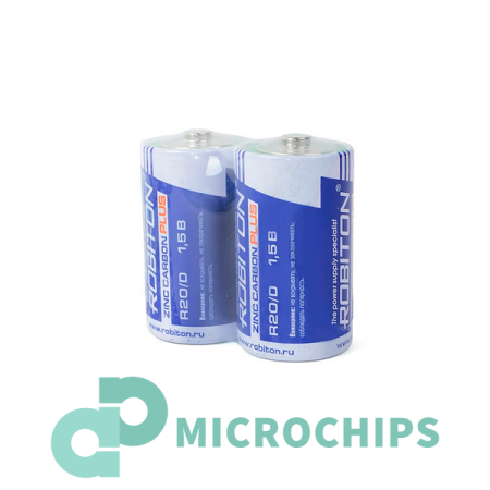 Батарейка Robiton PLUS R20/D 2S