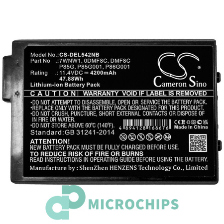 Аккумулятор для Dell Latitude 7424, 5424, 5420 (0DMF8C) 4200mah