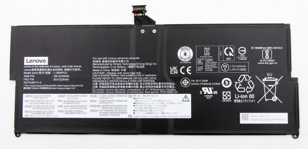 Аккумулятор (батарея) для ноутбука Lenovo ThinkPad X12 (L19M4PG3) 7.72V, 5440mAh, 42Wh