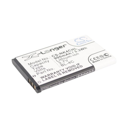 Аккумулятор для Nokia BL-4C, Fly Ezzy 5, 7, TS90, TS91 900mah