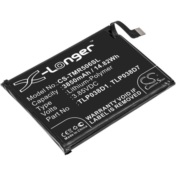 Аккумулятор для ALCATEL 3L (2020), T-MOBILE Revvl 4 Plus (TLP038D1) 3850mah