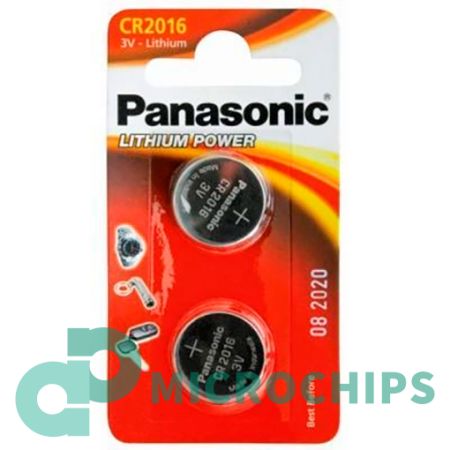 Батарейка Panasonic Lithium Power CR2016 2BP