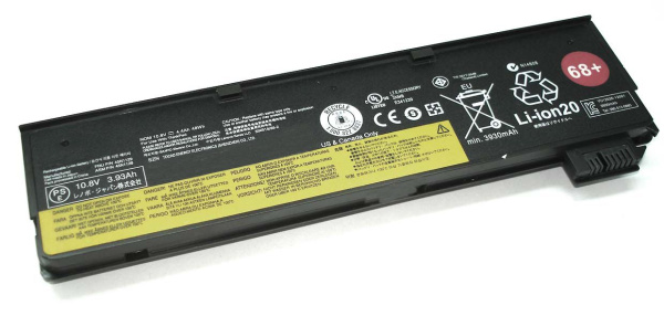 Аккумулятор (батарея) для ноутбука Lenovo ThinkPad x240/250 (0C52862 68+) 48Vтч, 10.8V, 4444mAh (оригинал)