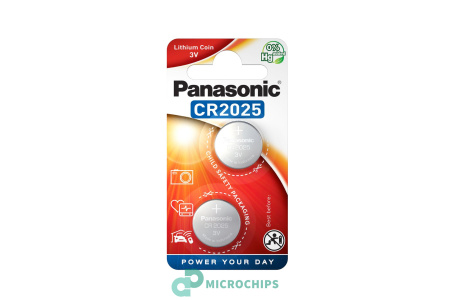 Батарейка Panasonic Lithium Power CR2025 2BP