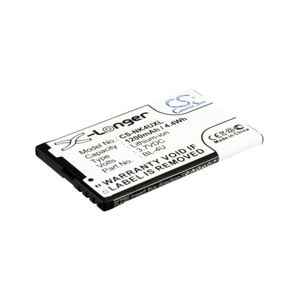 Аккумулятор для Nokia BL-4U, BL-5U 1200mah