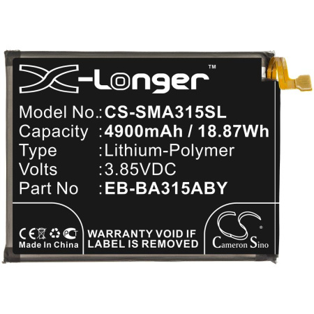 Купить Аккумулятор для Samsung Galaxy A22, A31, A32 4G (EB-BA315ABY) 4900mAh Аккумулятор для Samsung Galaxy A22, A31, A32 4G (EB-BA315ABY) 4900mAh