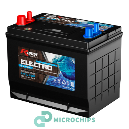 Тяговый аккумулятор RDrive Electro Marine EMC12-85DT (AGM, 85Ah, 12V)