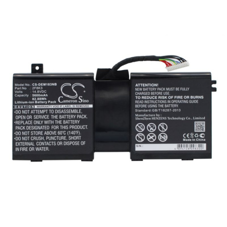 Аккумулятор для Dell Alienware M17x R5 (2F8K3) 5600mAh
