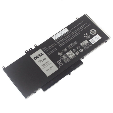 Аккумулятор (батарея) G5M10 для ноутбука Dell Latitude E5450, E5470, E5550, E5570, 51Vтч, 7.4B (оригинал)