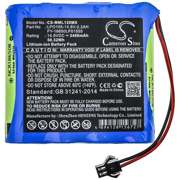 Купить Аккумулятор для Million ML1200, ML1500 (FY-18650LP01555) 3400mah Аккумулятор для Million ML1200, ML1500 (FY-18650LP01555) 3400mah