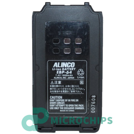 Купить Аккумулятор Alinco EBP-64 для радиостанций (Li-ion, 1600mAh, 7.4V) Аккумулятор Alinco EBP-64 для радиостанций (Li-ion, 1600mAh, 7.4V)