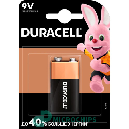Батарейка Duracell 6LR61 9V (MN1604) 1BP