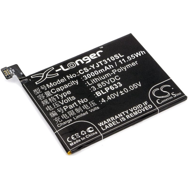 Аккумулятор для OnePlus 3T 3000mah