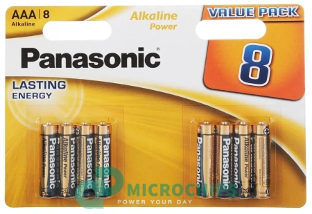 Купить Батарейка Panasonic Alkaline Power LR03/AAA 8BP Батарейка Panasonic Alkaline Power LR03/AAA 8BP